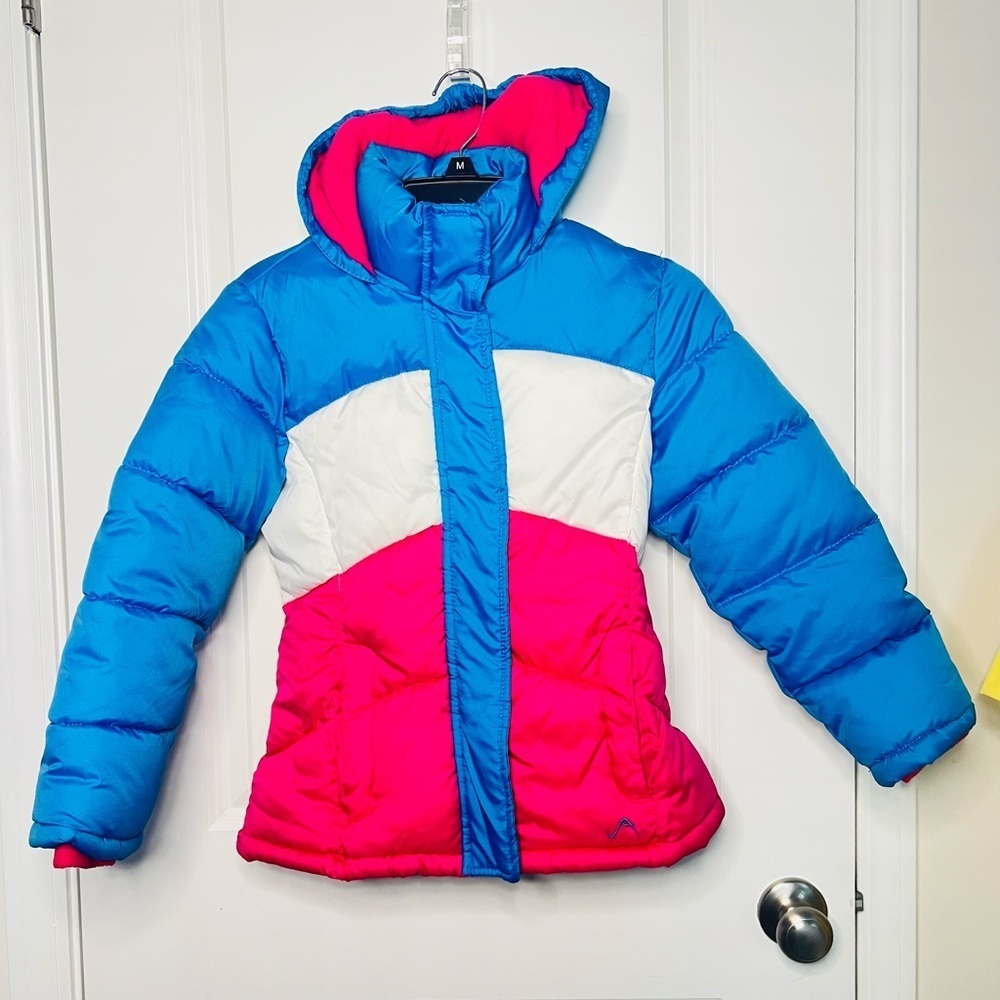 Vertical 9 Puffer Winter Jacket Youth Size Medium (8) Colorful Warm